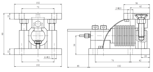 SSM4-B1波紋管稱(chēng)重模塊